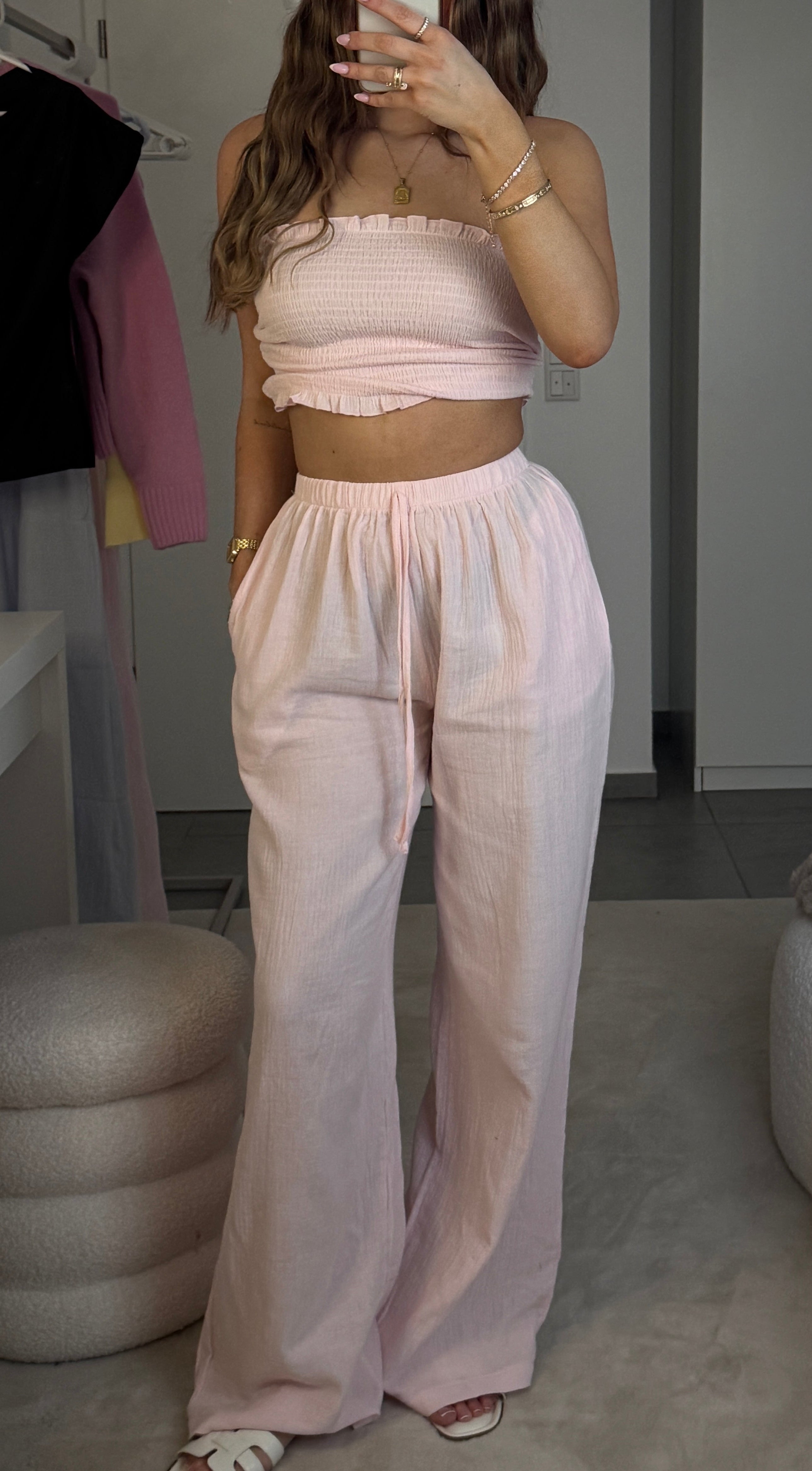 Soft Lounge Pants - Rosa