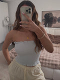 Rosalie Bandeau Top - Blau