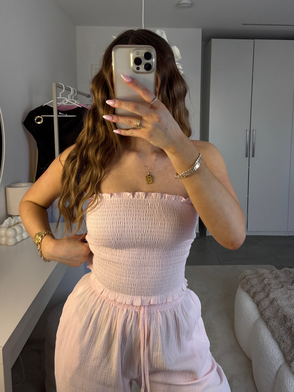 Rosalie Bandeau Top - Rosa