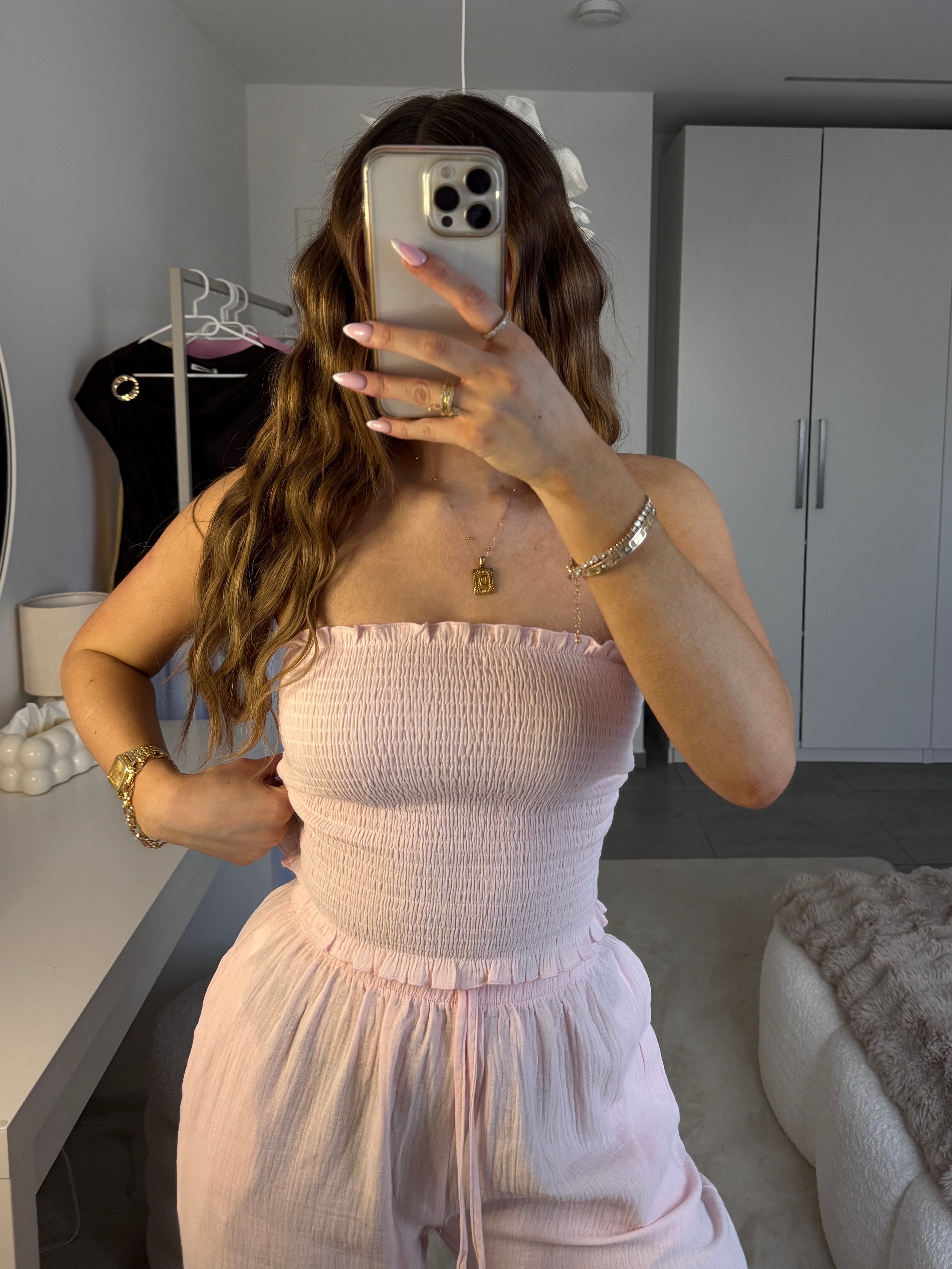 Rosalie Bandeau Top - Rosa