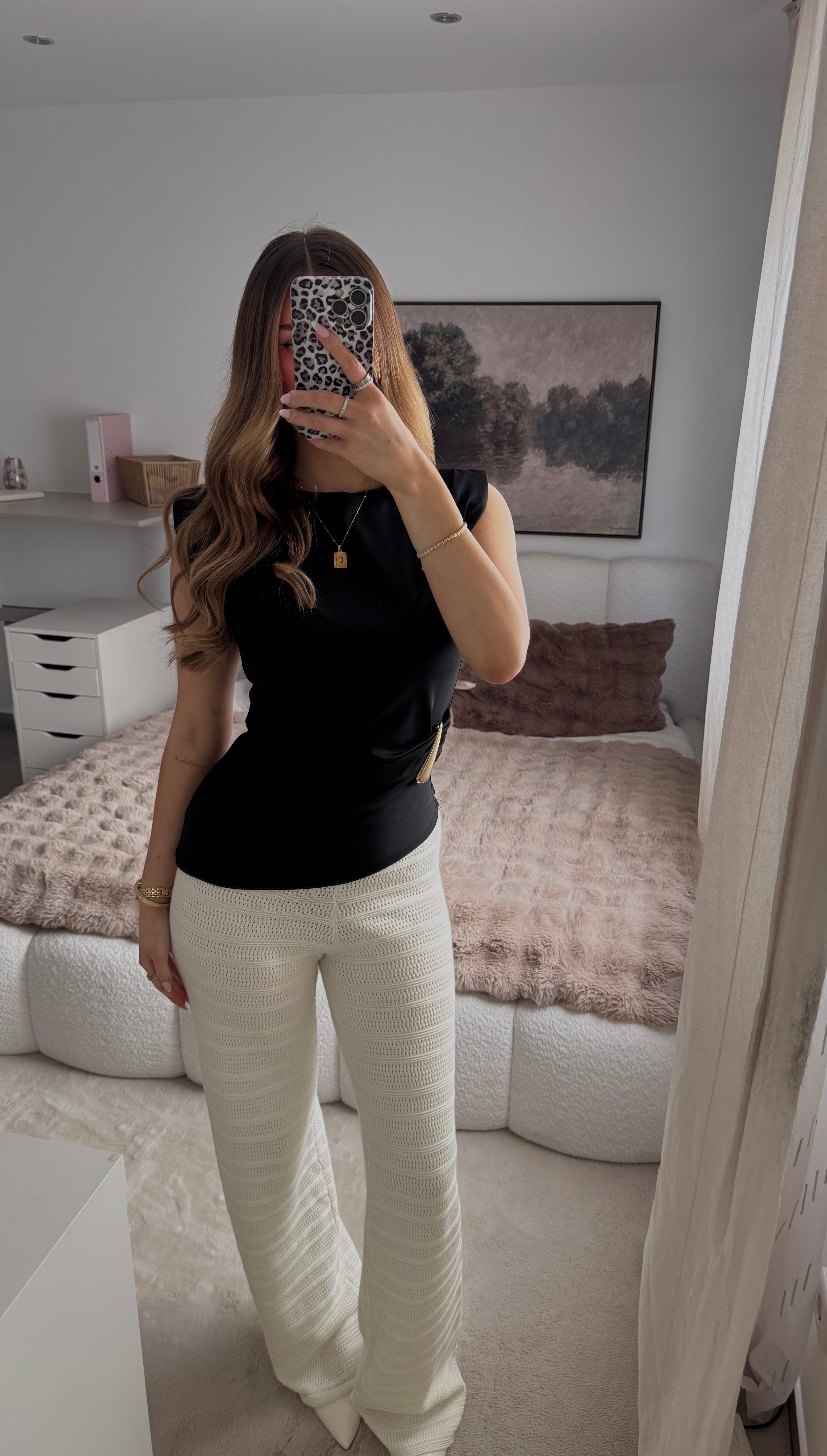 Elegantes Top schwarz